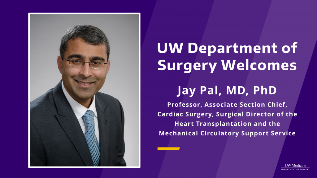 Welcome Dr. Jay Pal