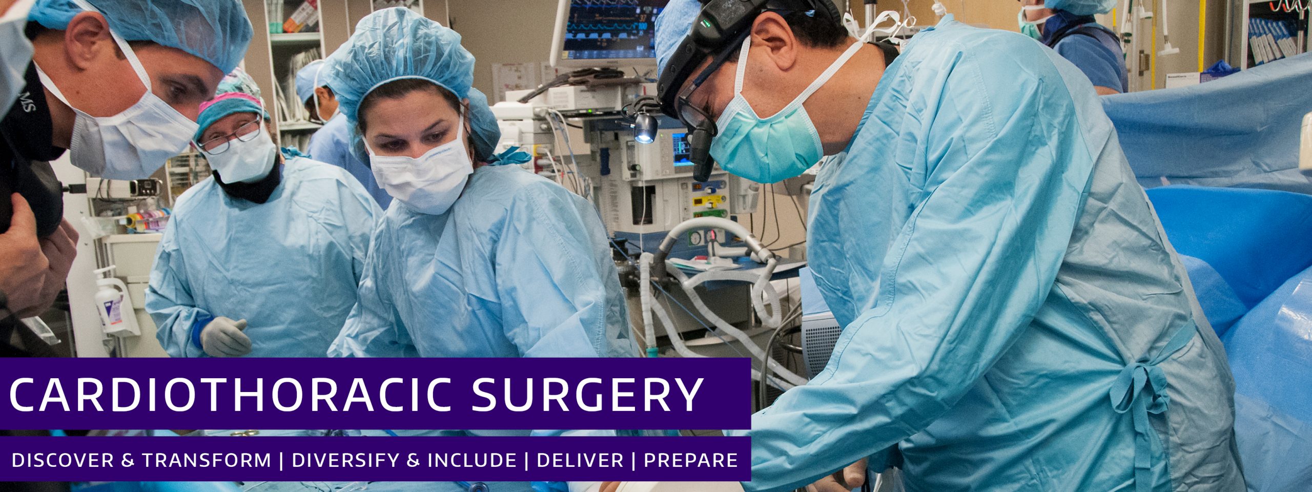 Department of Surgery Division of Cardiothoracic Surgery Header Image