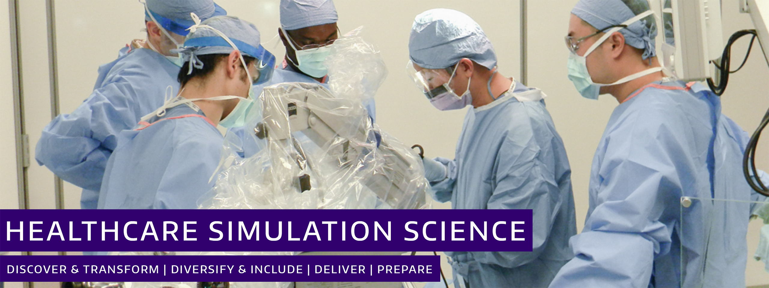 Department of Surgery Division of Healthcare Simulation Science Header Image