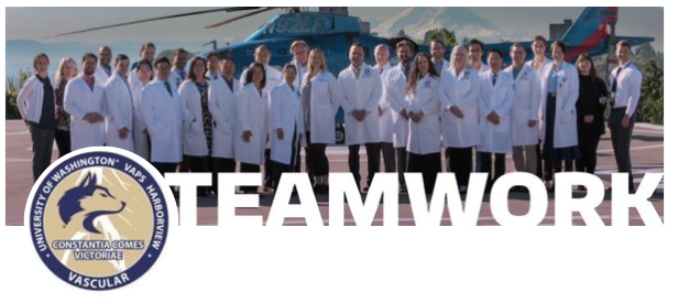 Division of Vascular Surgery Teamwork Twitter photo