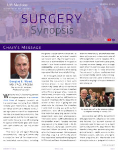 Surgery Synopsis 2024 Spring Issue Cover