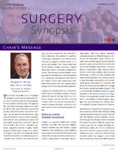 UW Department of Surgery 2024 Surgery Synopsis Summer Edition