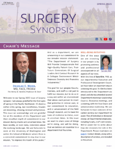 2025 Surgery Synopsis Spring Cover Page