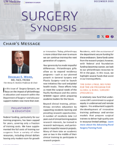 2025 December Surgery Synopsis Newsletter Cover Page