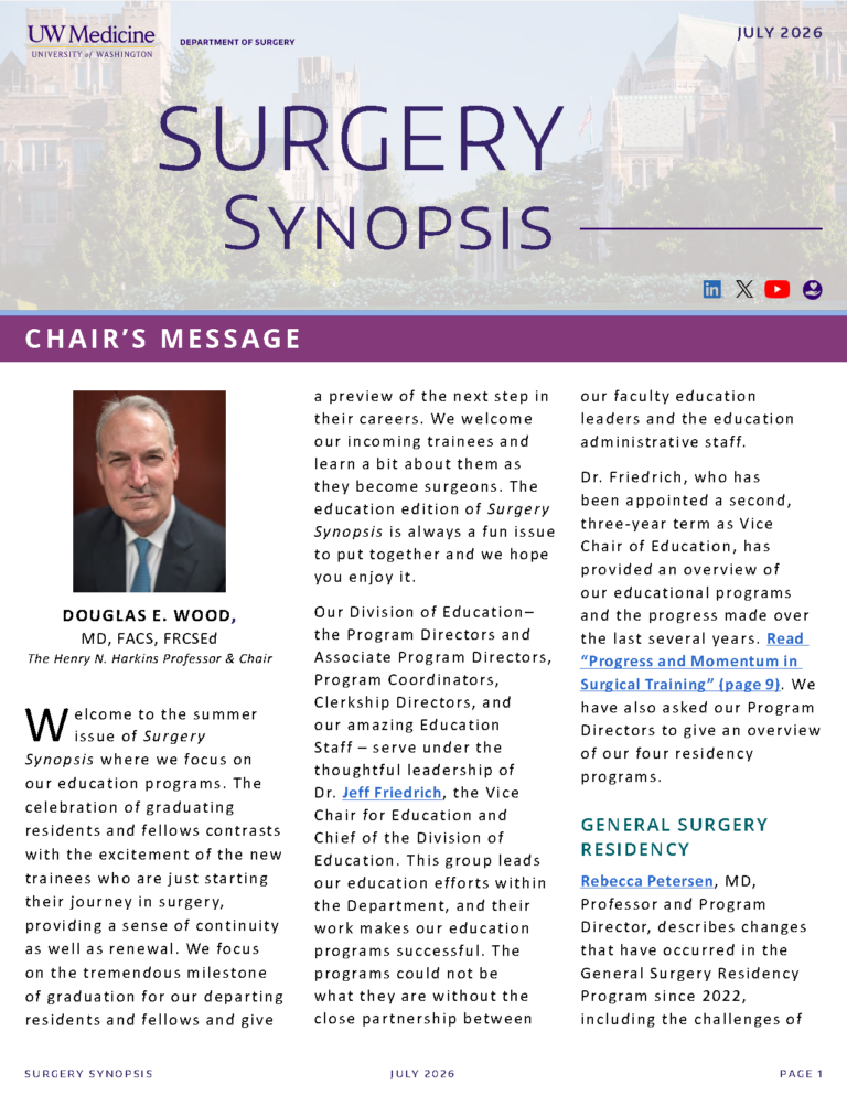 Surgery Synopsis | July 2026